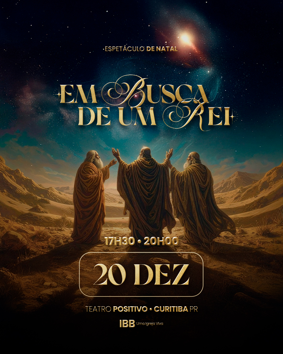 Cena do musical Em Busca de um Rei